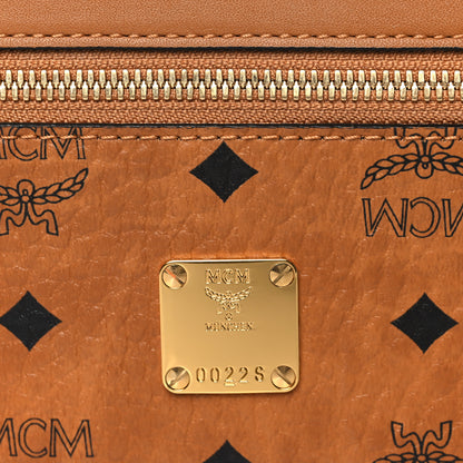 MCM Visetos Rockstar Vanity Case Cognac 8 of 11