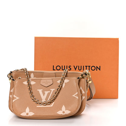Louis Vuitton Empreinte Monogram Giant Multi Pochette Accessories Arizona Creme 11 of 11