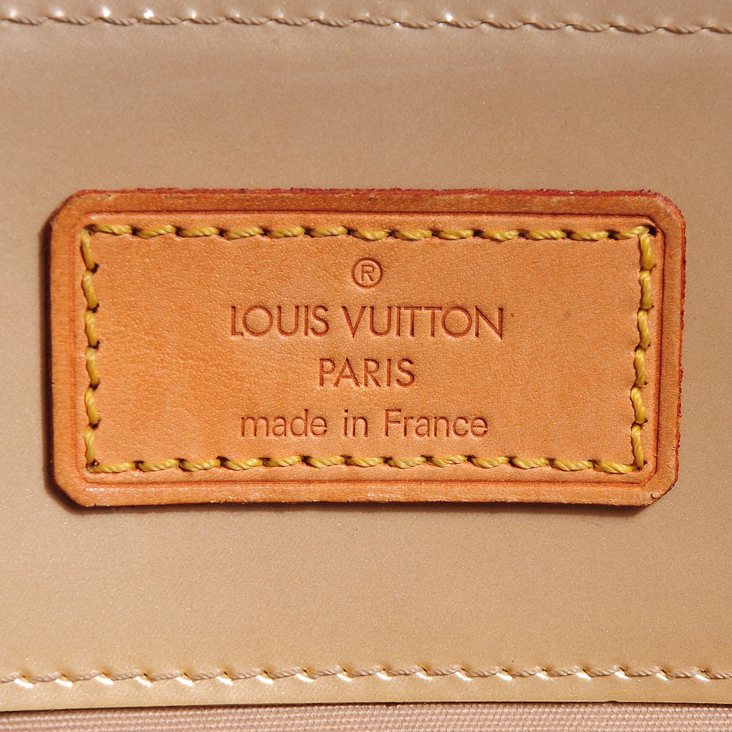 Louis Vuitton Vernis Reade MM Beige 5 of 7