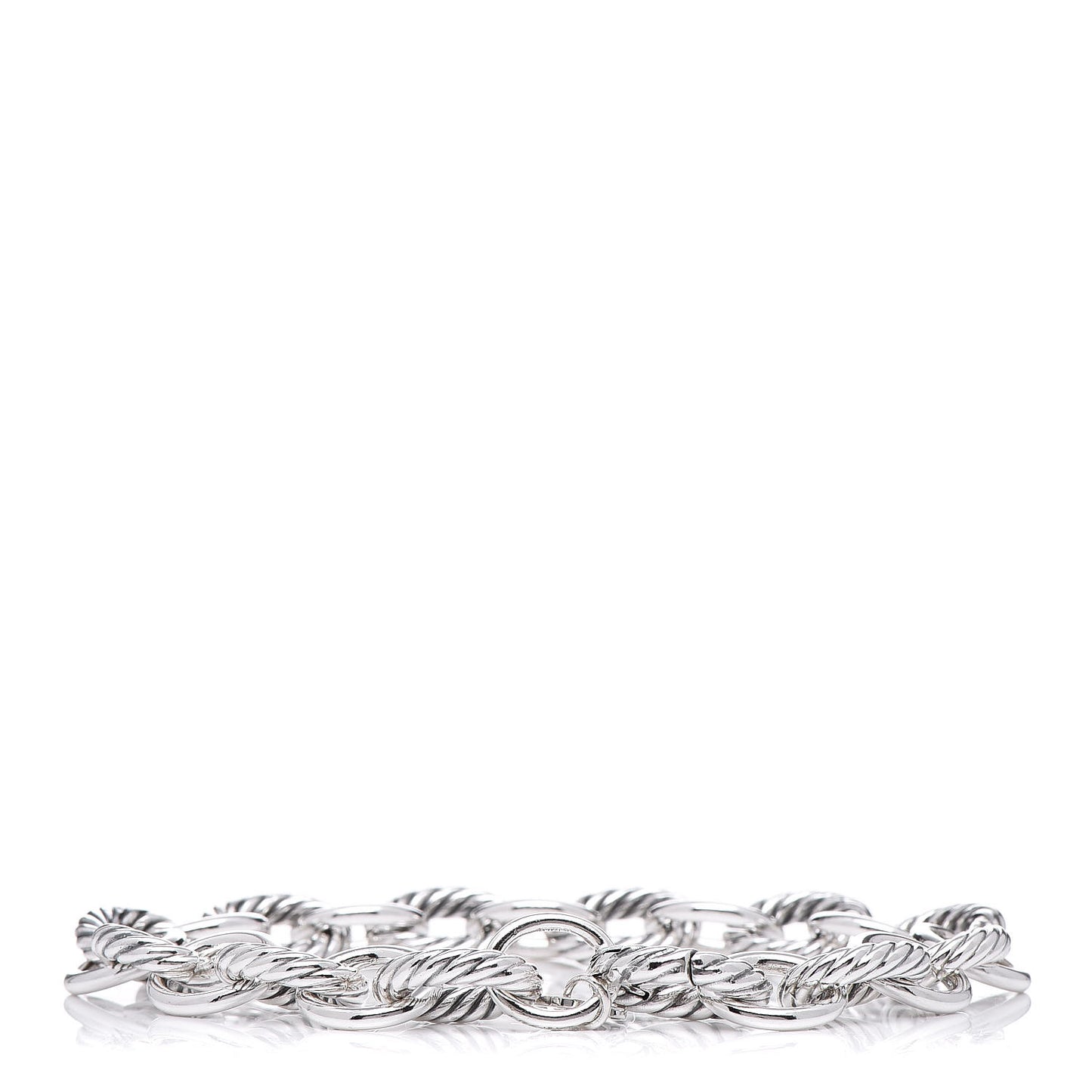 Sterling Silver 10mm Medium Oval Link Bracelet