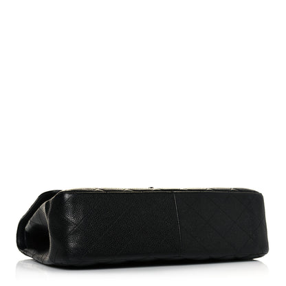 Chanel Caviar Quilted Jumbo Double Flap Black 4 of 12
