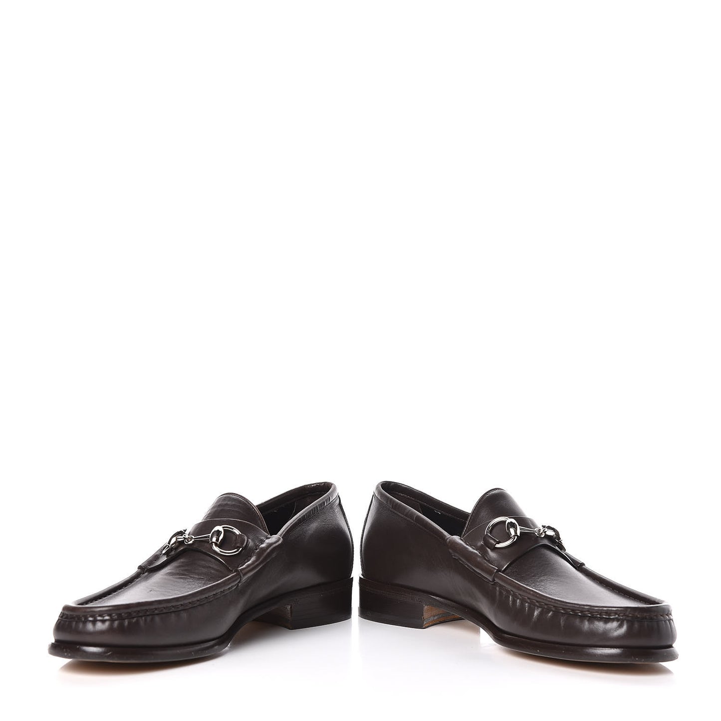 Calfskin Mens 1953 Horsebit Loafers 7 Marrone