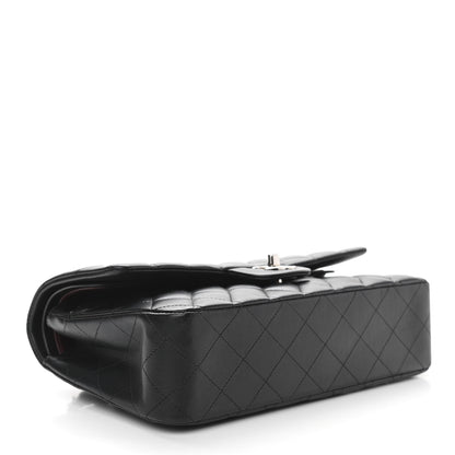 Chanel Lambskin Quilted Medium Double Flap Black 3 of 10