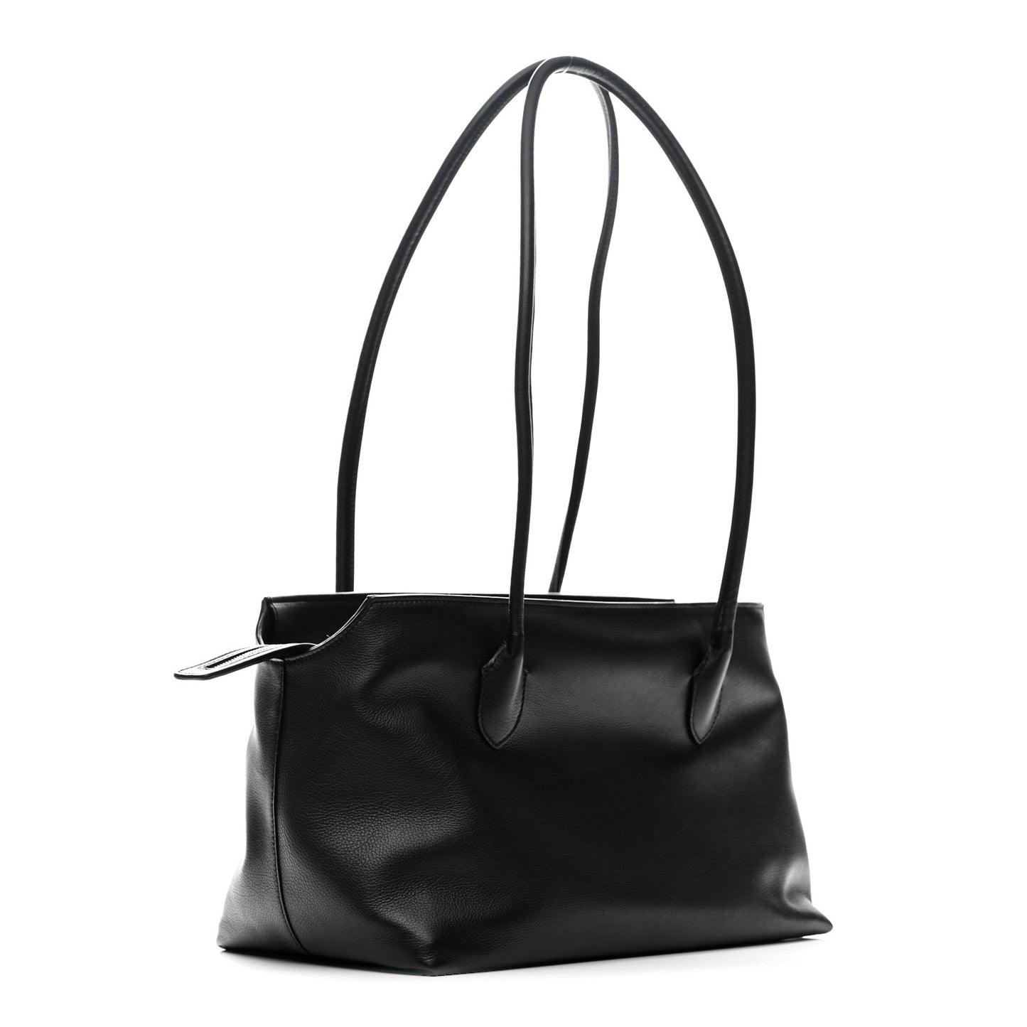 Grained Calfskin Terrasse Bag Black