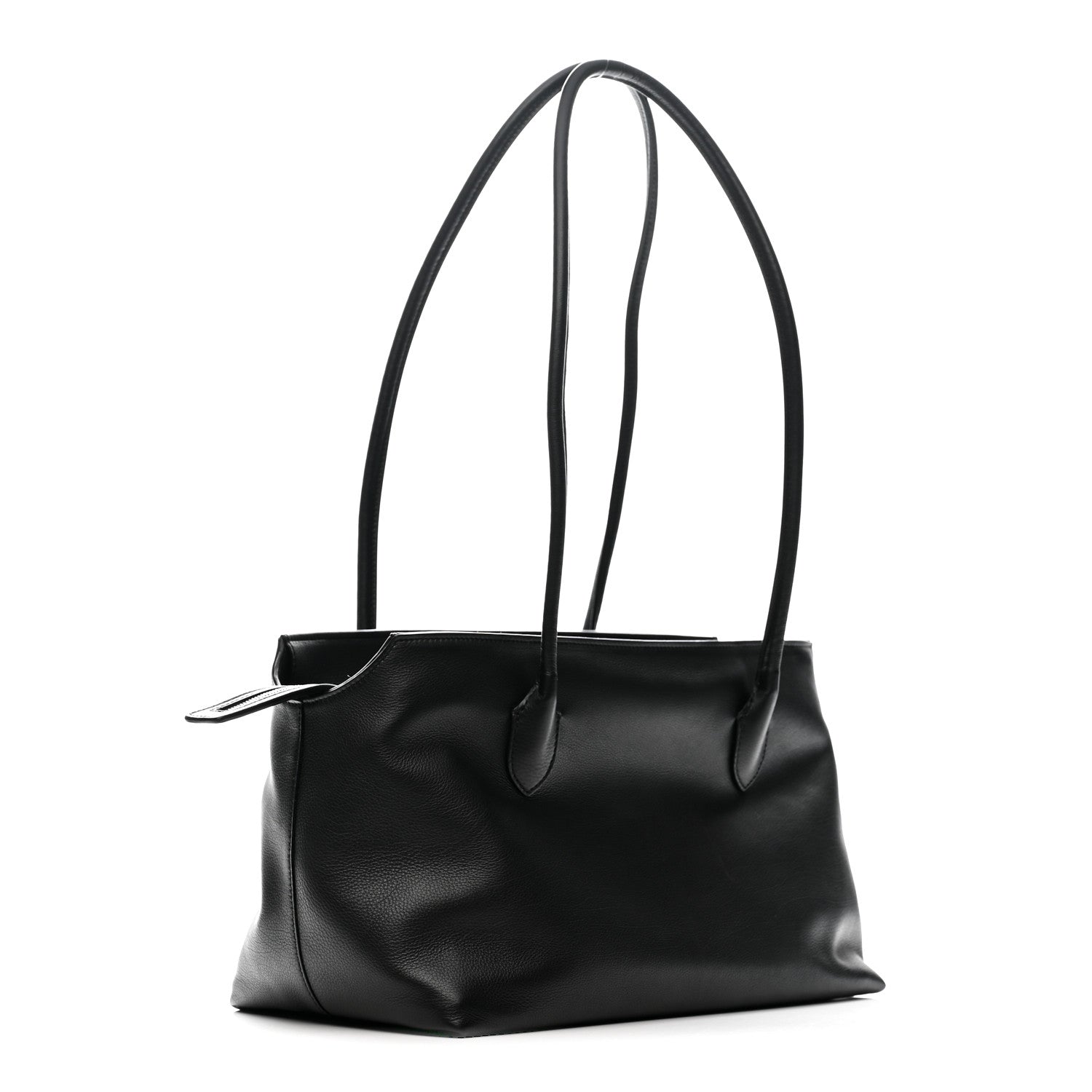 The Row Grained Calfskin Terrasse Bag Black 2 of 9
