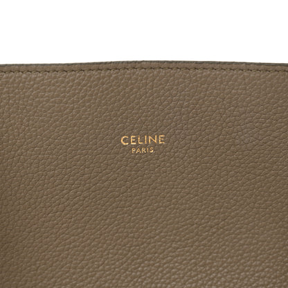 Celine Soft Grained Calfskin Small Belt Cabas Phantom Taupe 7 of 11