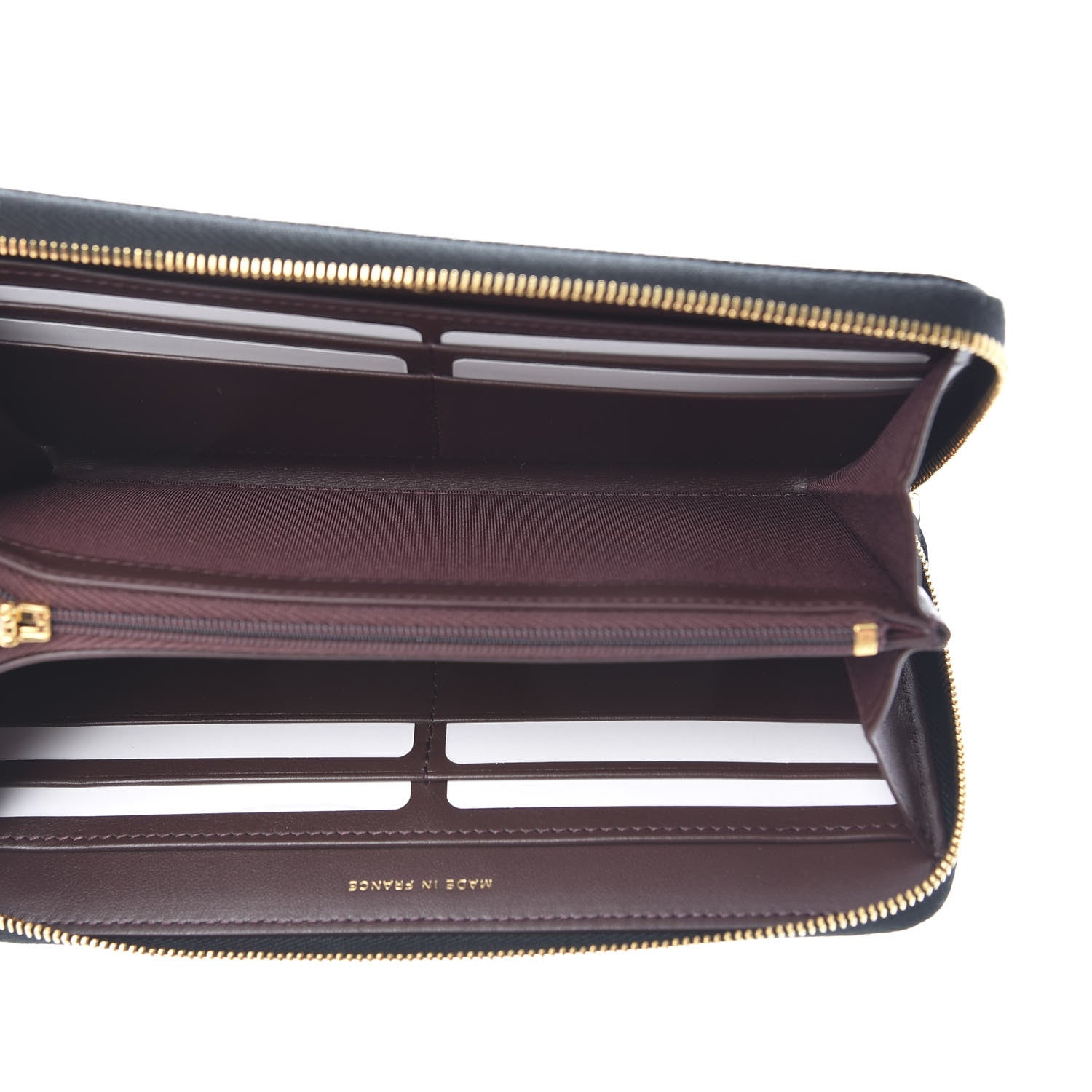 Chanel Caviar Quilted Large Gusset Zip Around Wallet Black 5 of 9