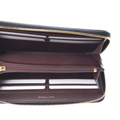 Chanel Caviar Quilted Large Gusset Zip Around Wallet Black 5 of 9
