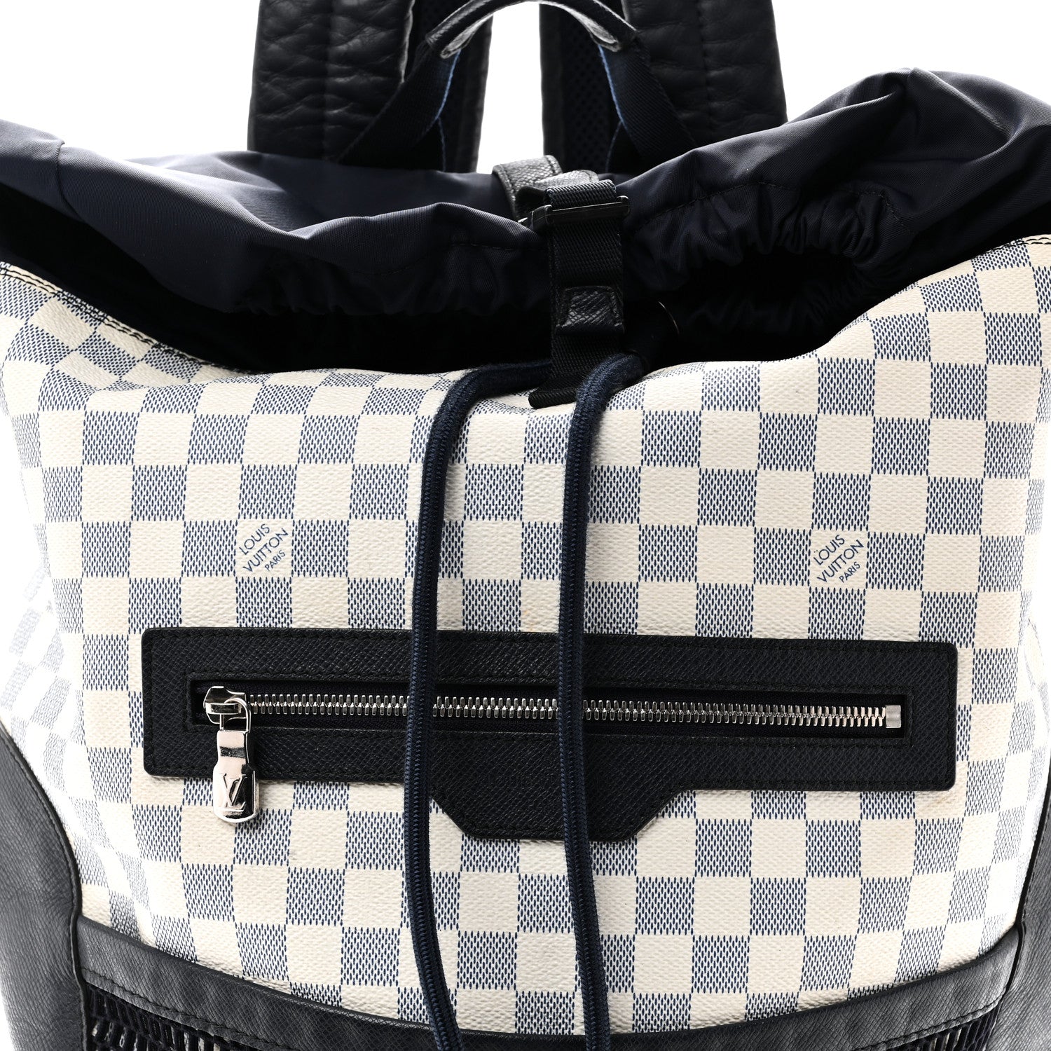 Louis Vuitton Damier Coastline Azur Matchpoint Backpack Black