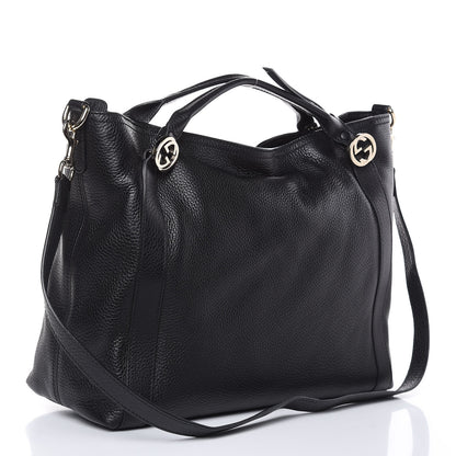 Gucci Cellarius Calfskin Medium Miss GG Top Handle Bag Black 3 of 9