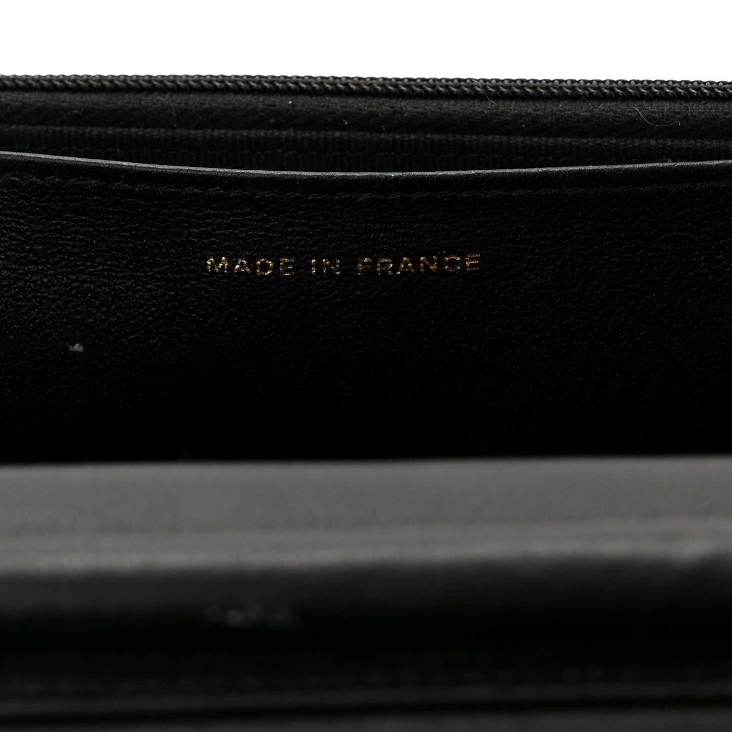 Lambskin Quilted Enamel Coco Casino Wallet On Chain WOC Black