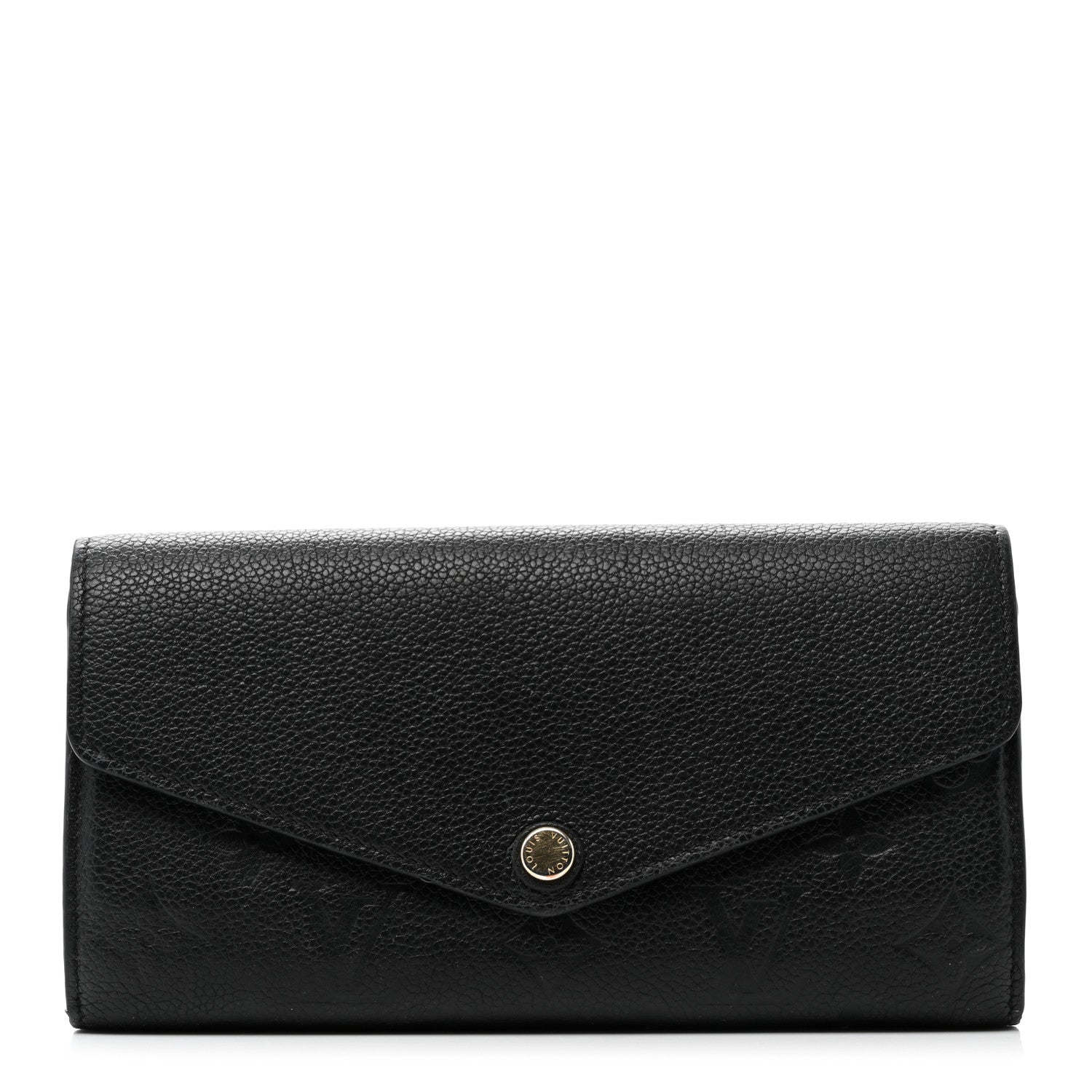 Louis Vuitton Empreinte Sarah Wallet NM Black 1 of 8