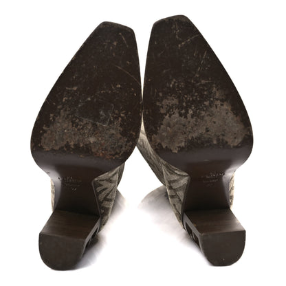 Fendi Chenille Jacquard FF 110mm Knee Boots 37 Tortora Nuvola 5 of 8