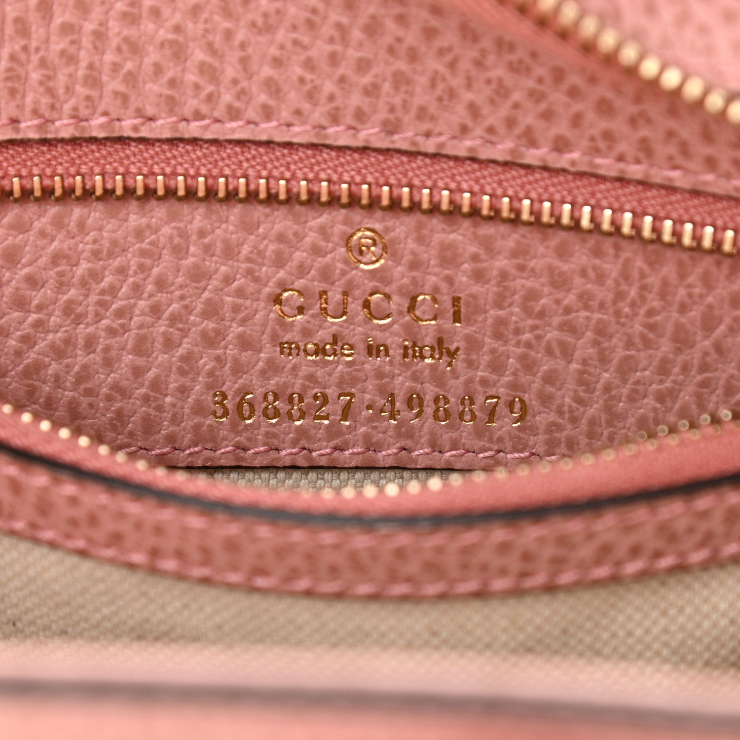 Gucci Dollar Calfskin Mini Swing Top Handle Bag Soft Pink 6 of 9
