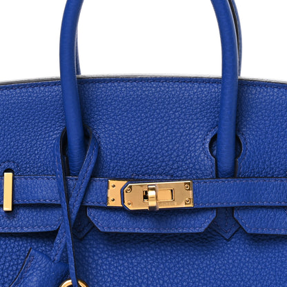 Hermes Togo Birkin 25 Bleu Electrique 8 of 11