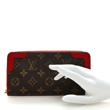 Louis Vuitton Monogram Retiro Zippy Wallet Cherry 2 of 6