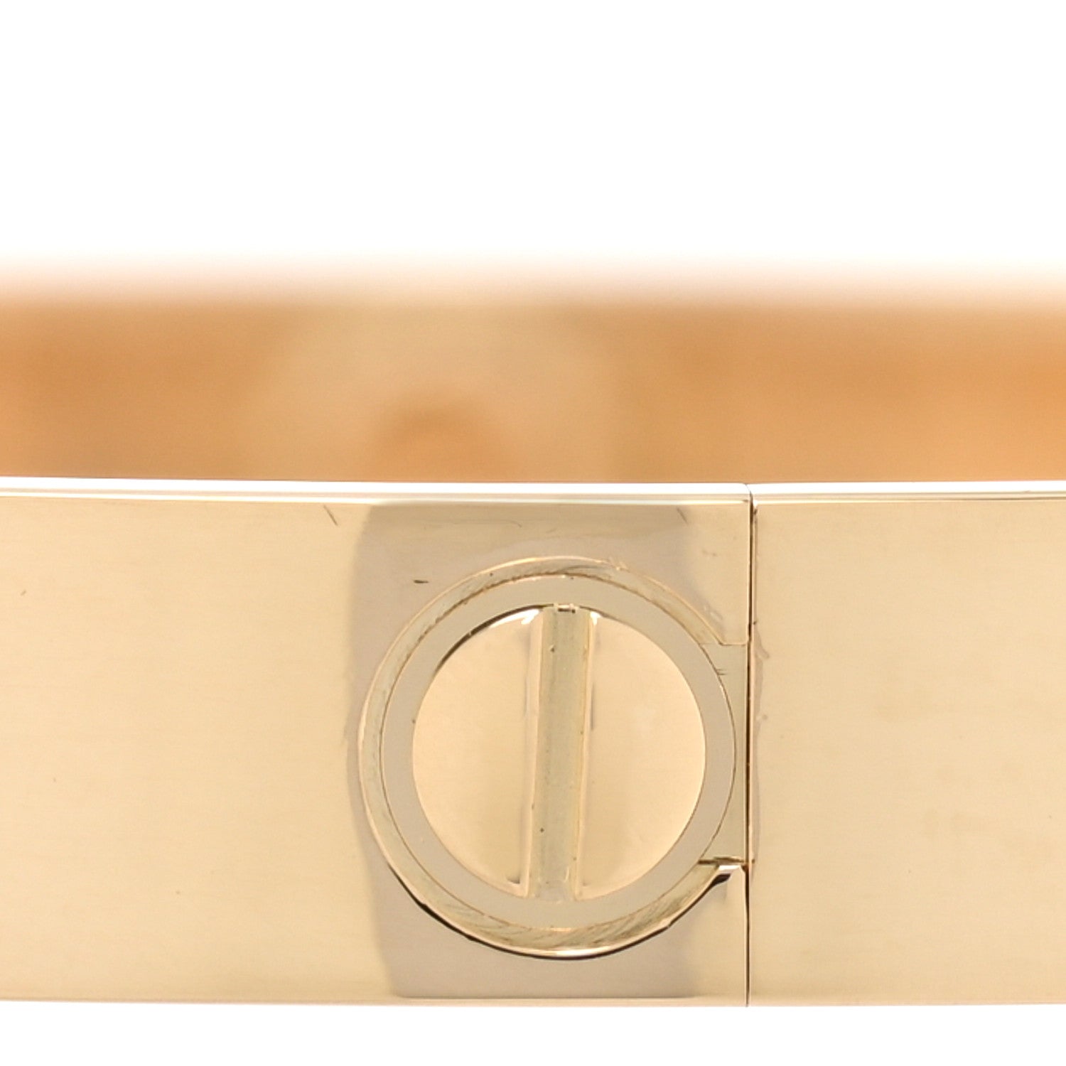 Cartier 18K Yellow Gold 4 Diamond LOVE Bracelet 17 5 of 7