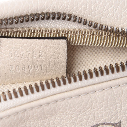 Gucci Grained Calfskin Small Logo Belt Bag White 7 of 9