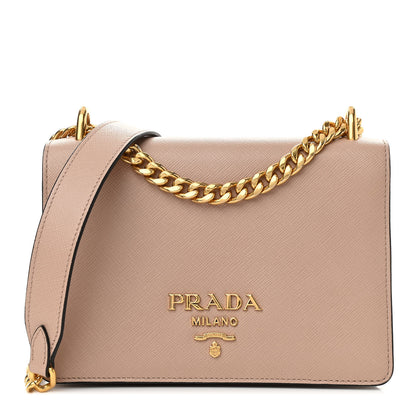 Prada Saffiano Chain Shoulder Bag Cammeo 1 of 9