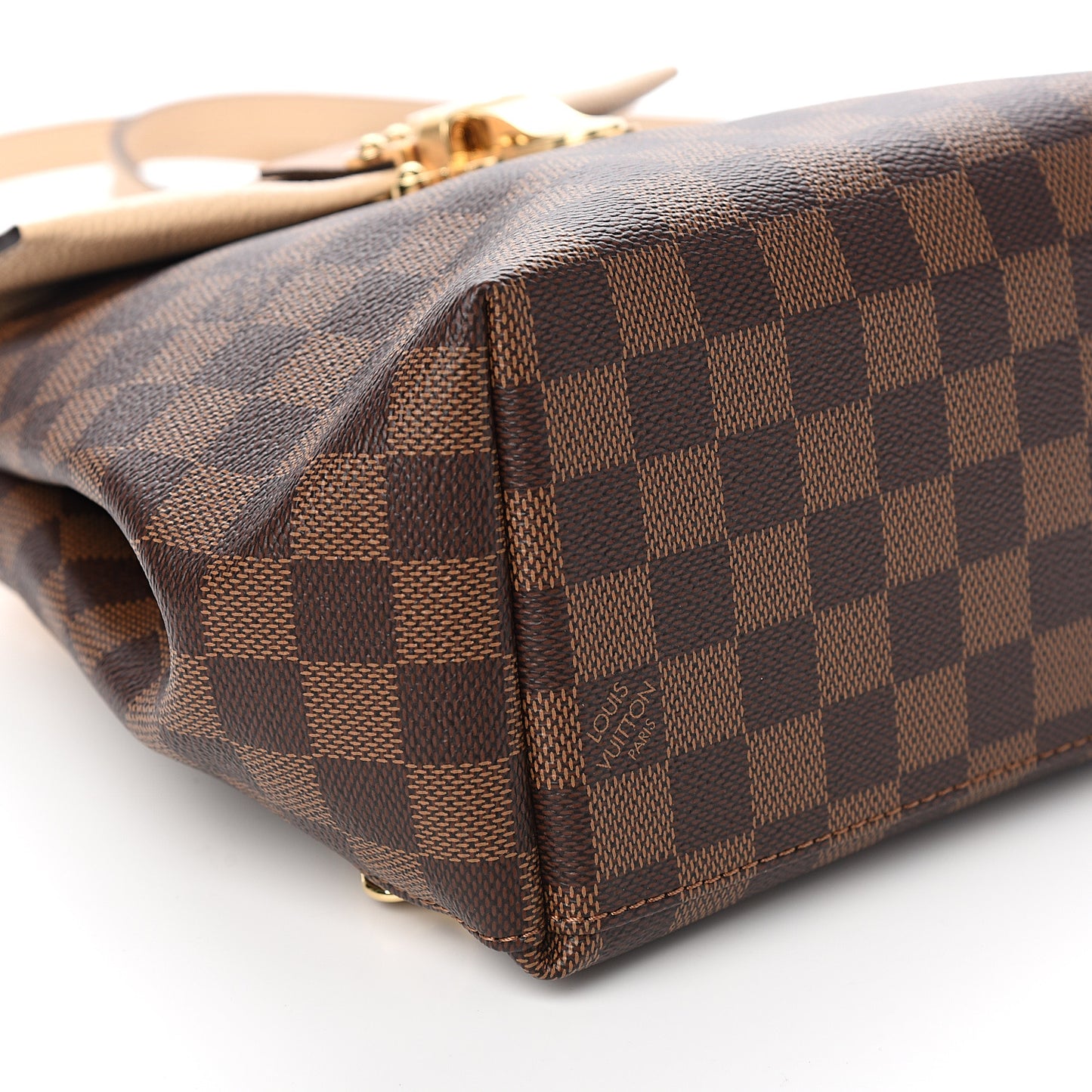 Damier Ebene Clapton Backpack Creme