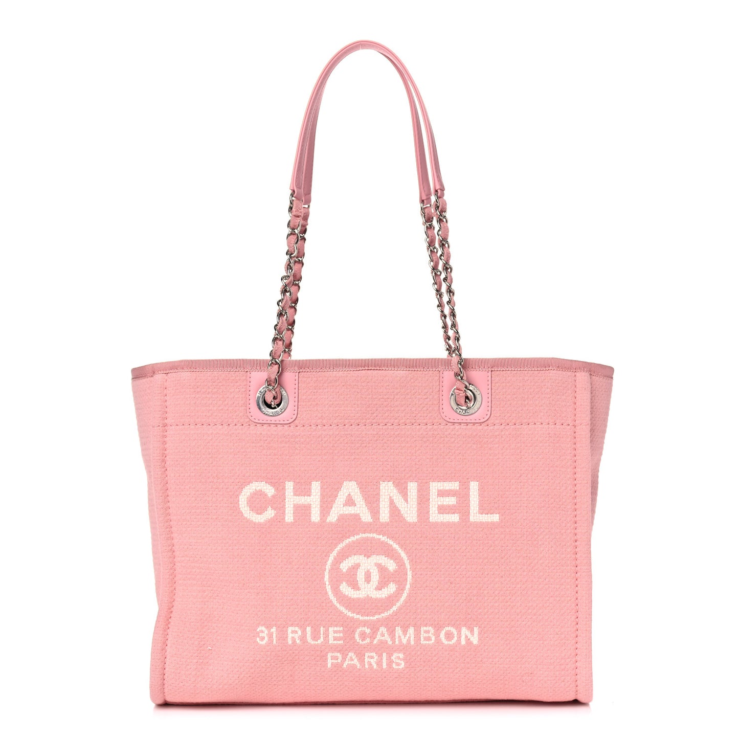 Mixed Fibers Small Deauville Tote Pink