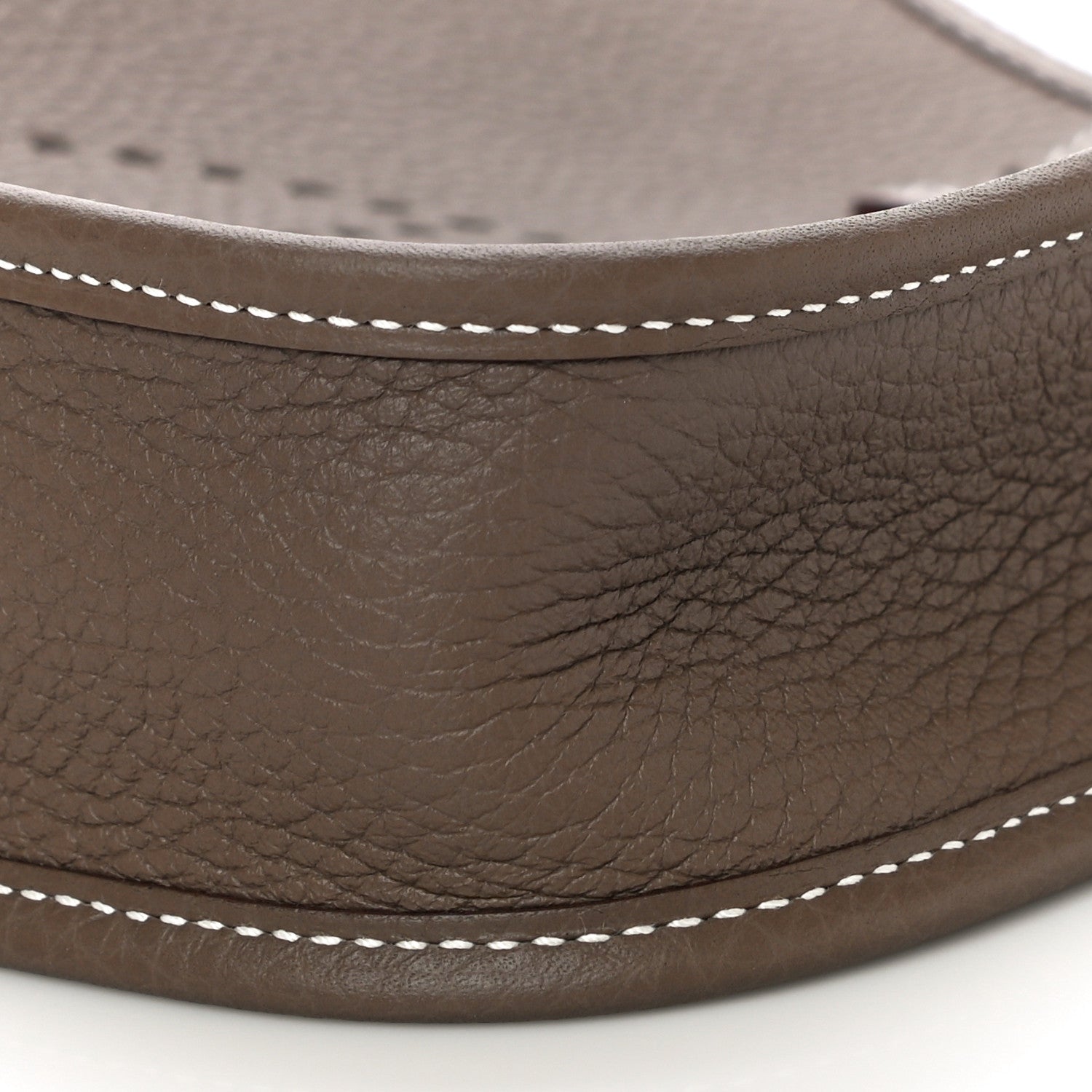 Hermes Taurillon Clemence Amazone Evelyne TPM Etoupe Bleu Indigo 9 of 10