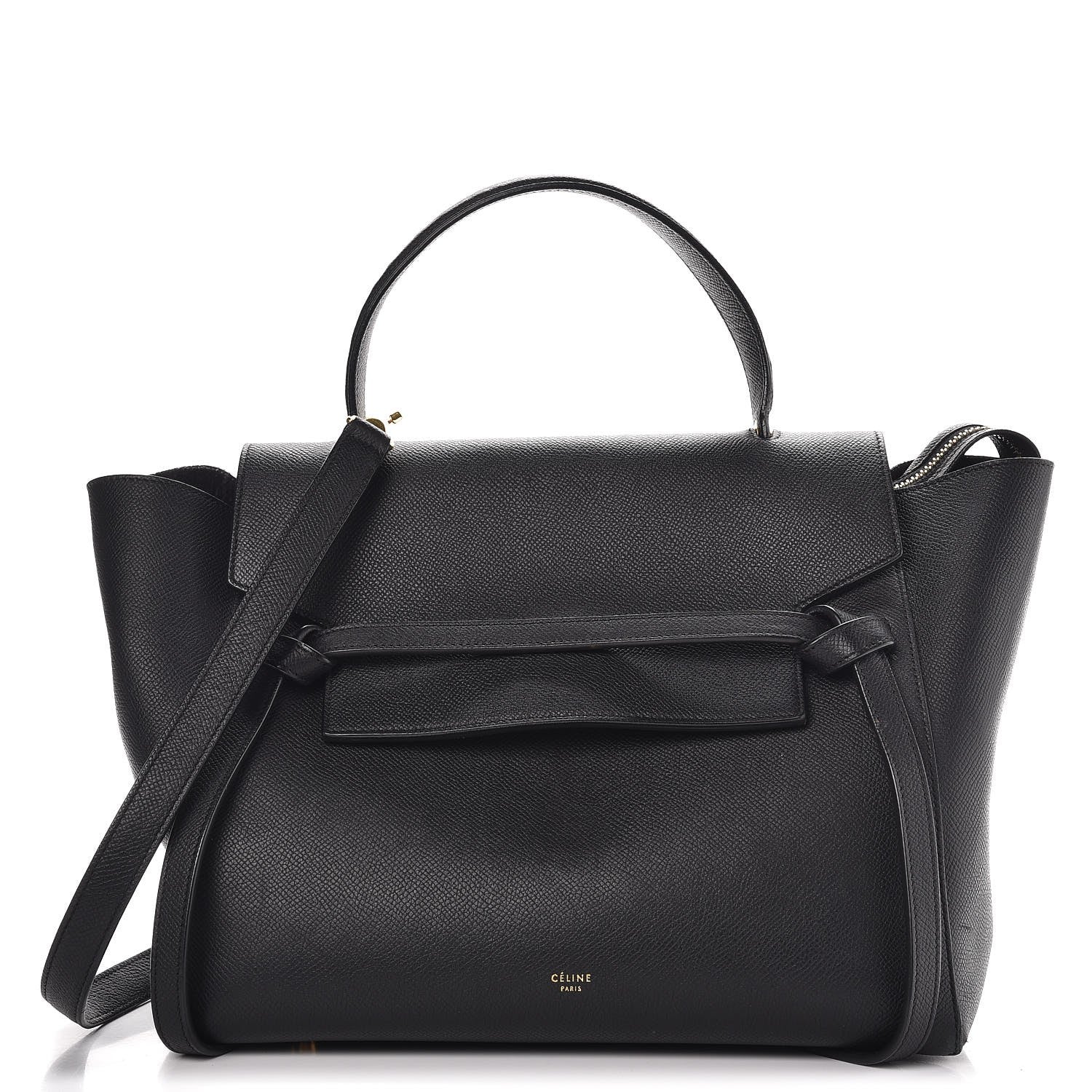 Celine Grained Calfskin Mini Belt Bag Black 1 of 15