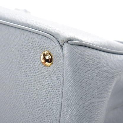 Prada Saffiano Large Galleria Double Zip Tote Lago 9 of 12