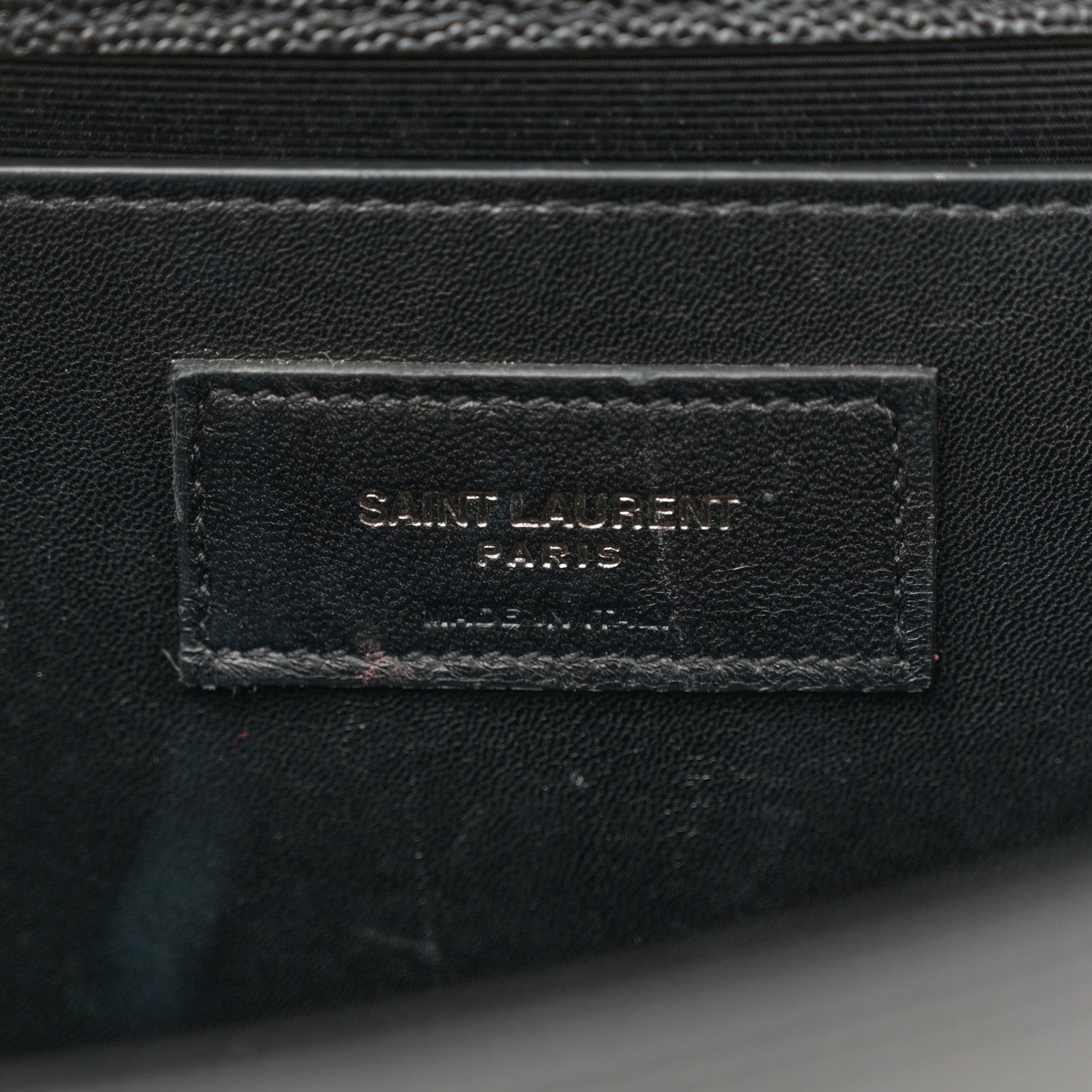 Saint Laurent Grain De Poudre Medium Classic Monogram Monochrome Kate Satchel Black 6 of 11