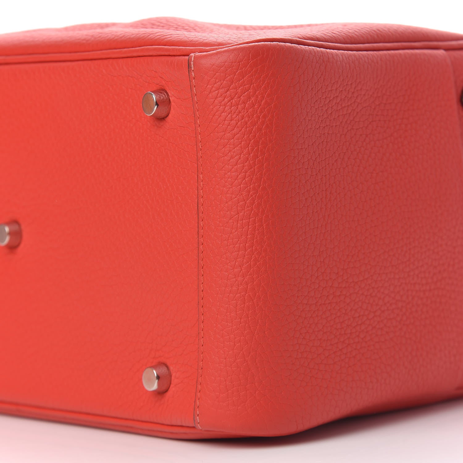 Hermes Taurillon Clemence Lindy 30 Rouge Tomate 12 of 14