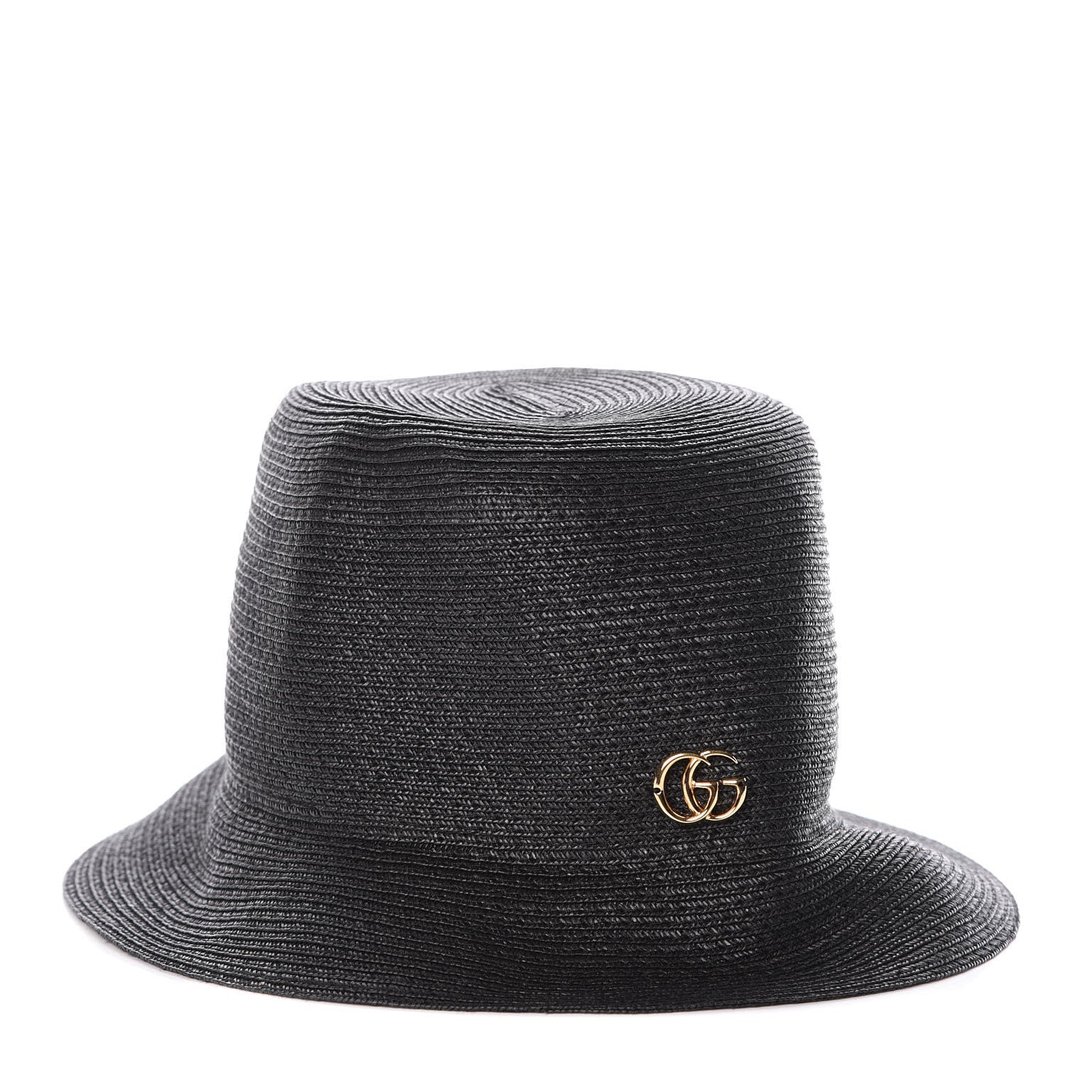 Gucci Raffia Double G Hat M Black 1 of 6