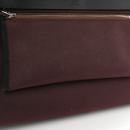 Hermes Military Toile Vache Hunter Herbag Zip PM 31 Rouge Sellier Ebene Black 15 of 15