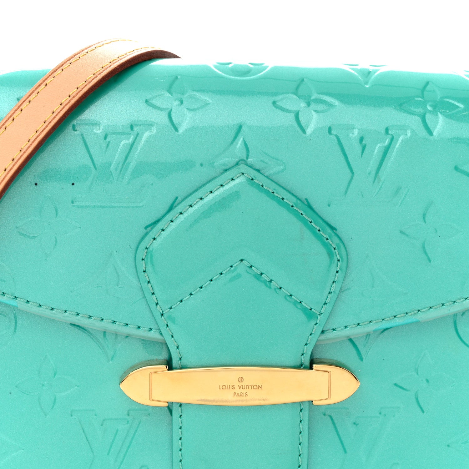 Louis Vuitton Vernis Bellflower PM Blue Lagon 7 of 18