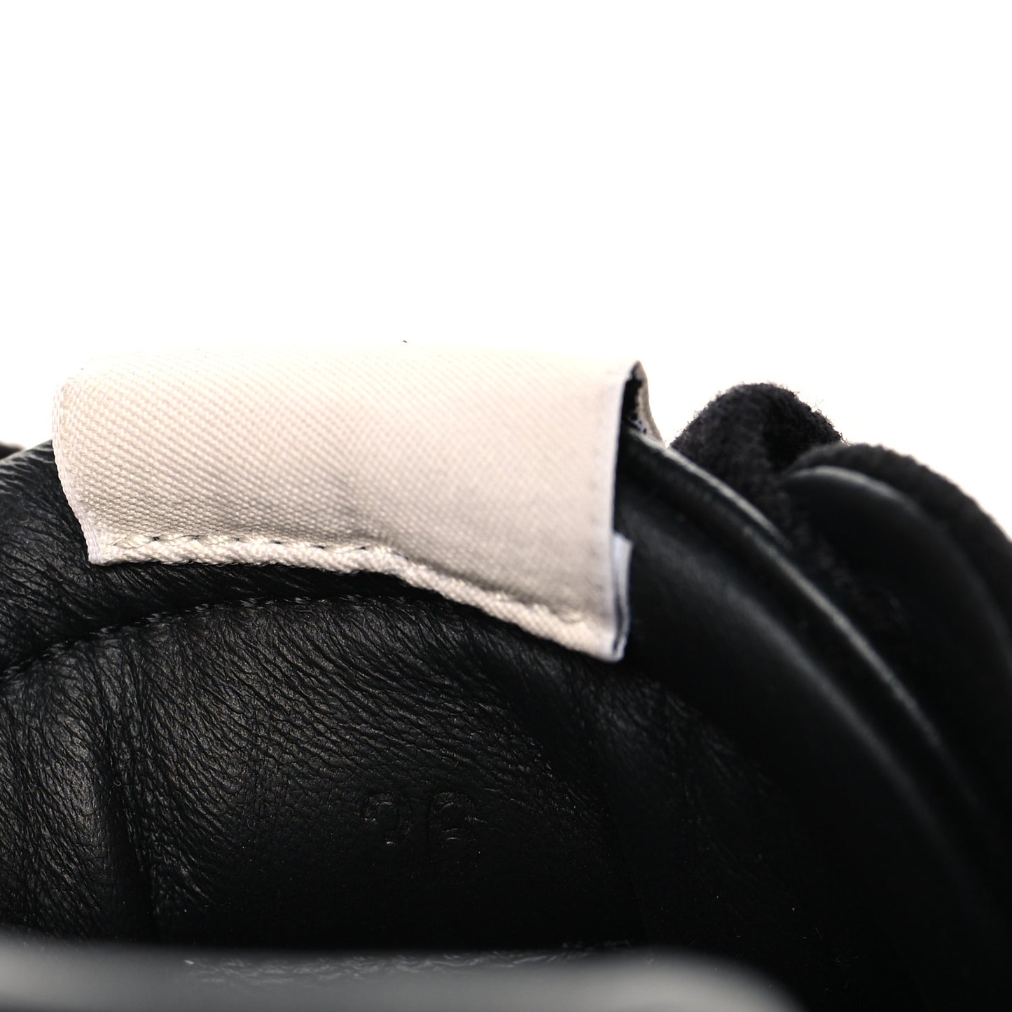 Nappa Suede Goatskin Jet Sneakers 36 Black