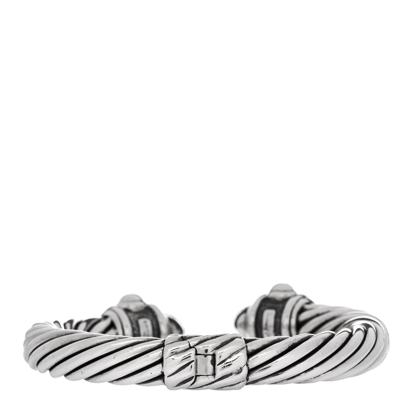 Sterling Silver Diamond 10mm Renaissance Bracelet