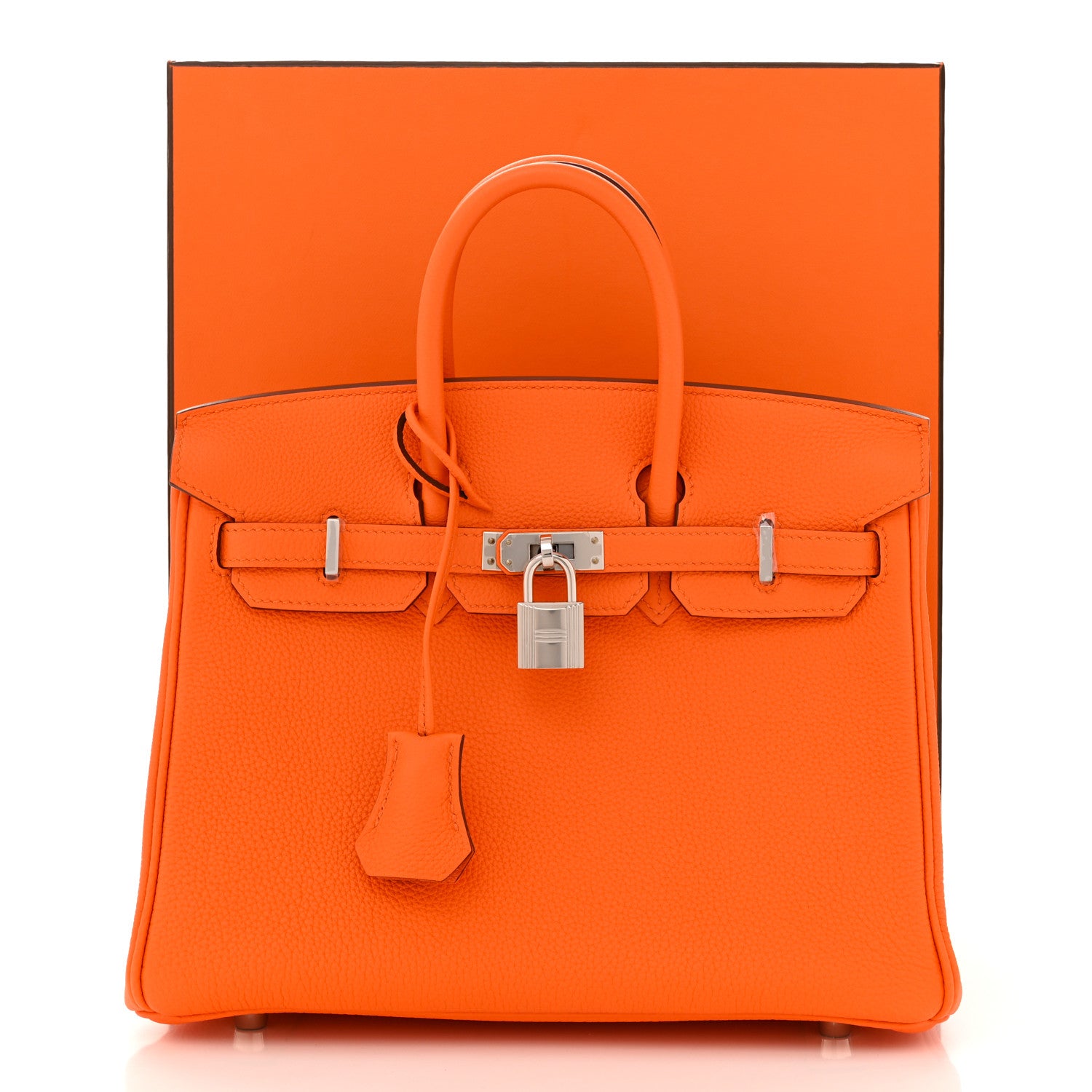 Hermes Togo Birkin 25 Orange Minium 11 of 11