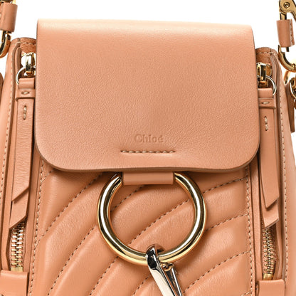 Chloe Calfskin Quilted Mini Faye Backpack Blushy Pink 8 of 10