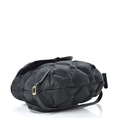 Chanel Iridescent Calfskin Quilted Chesterfield Backpack Black 5 of 12