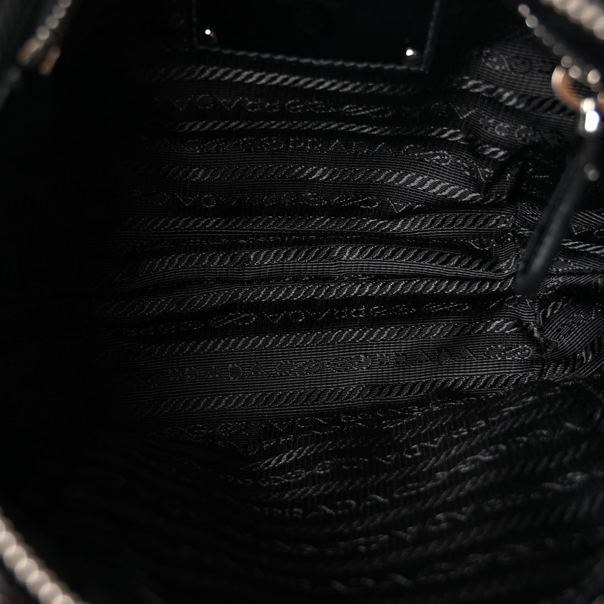 Prada Vernice Sfumata Shoulder Bag Black Nudo 5 of 10