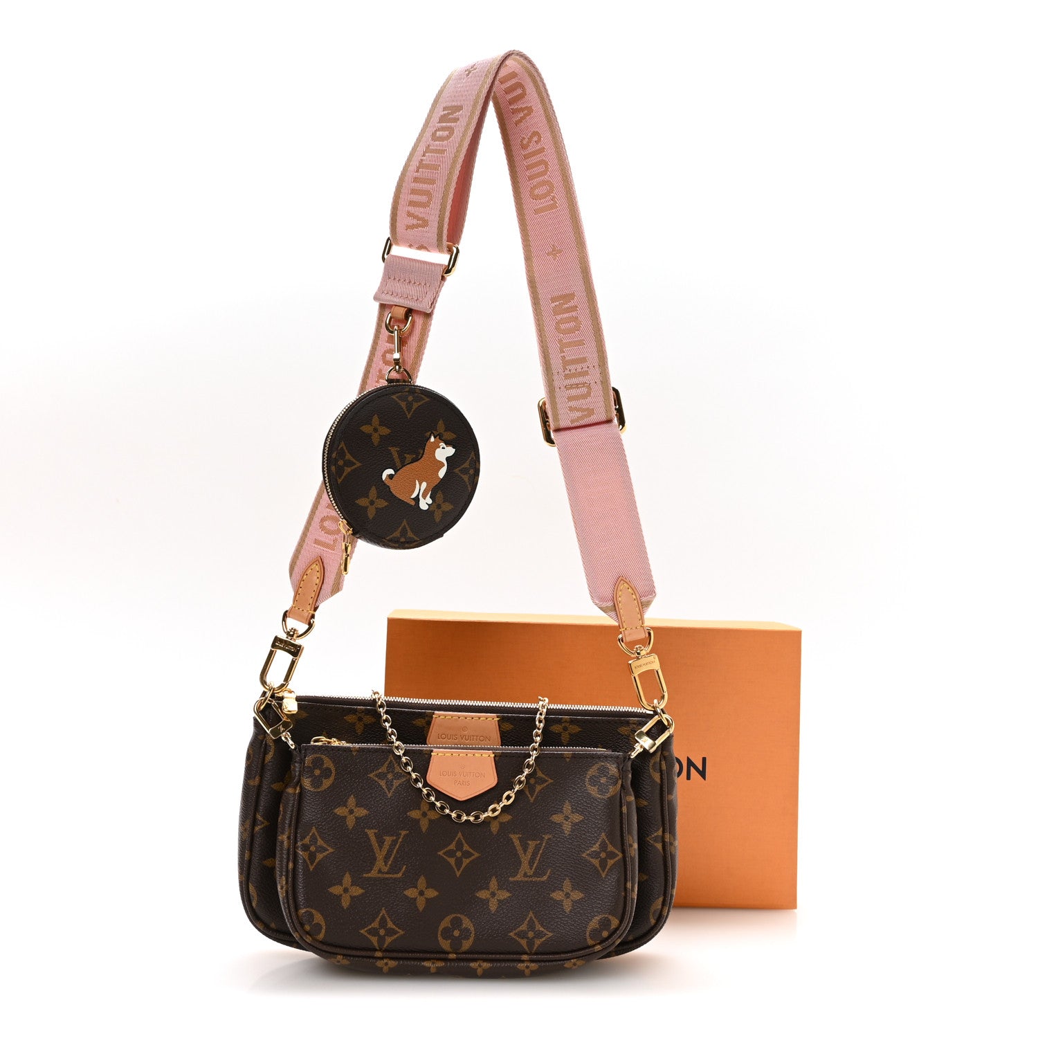 Louis Vuitton Monogram My LV World Tour Multi Pochette Accessories Rose Clair 11 of 11
