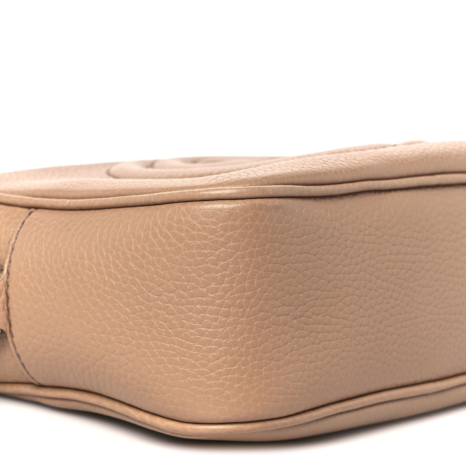Gucci Pebbled Calfskin Small Soho Disco Bag Camelia 10 of 11