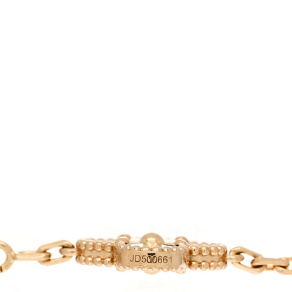 Van Cleef & Arpels 18K Yellow Gold 5 Motifs Guilloche Vintage Alhambra Bracelet 4 of 4