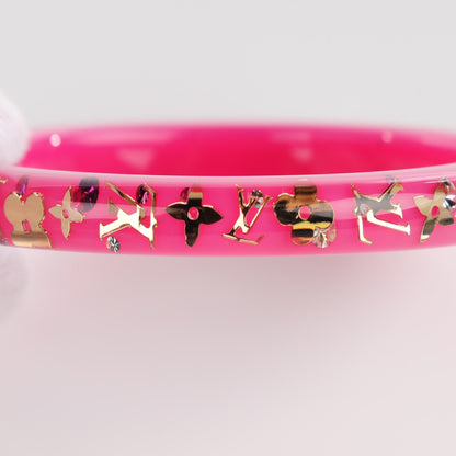 Louis Vuitton Resin Swarovski PM Inclusion Bracelet M Rose Pop 3 of 3
