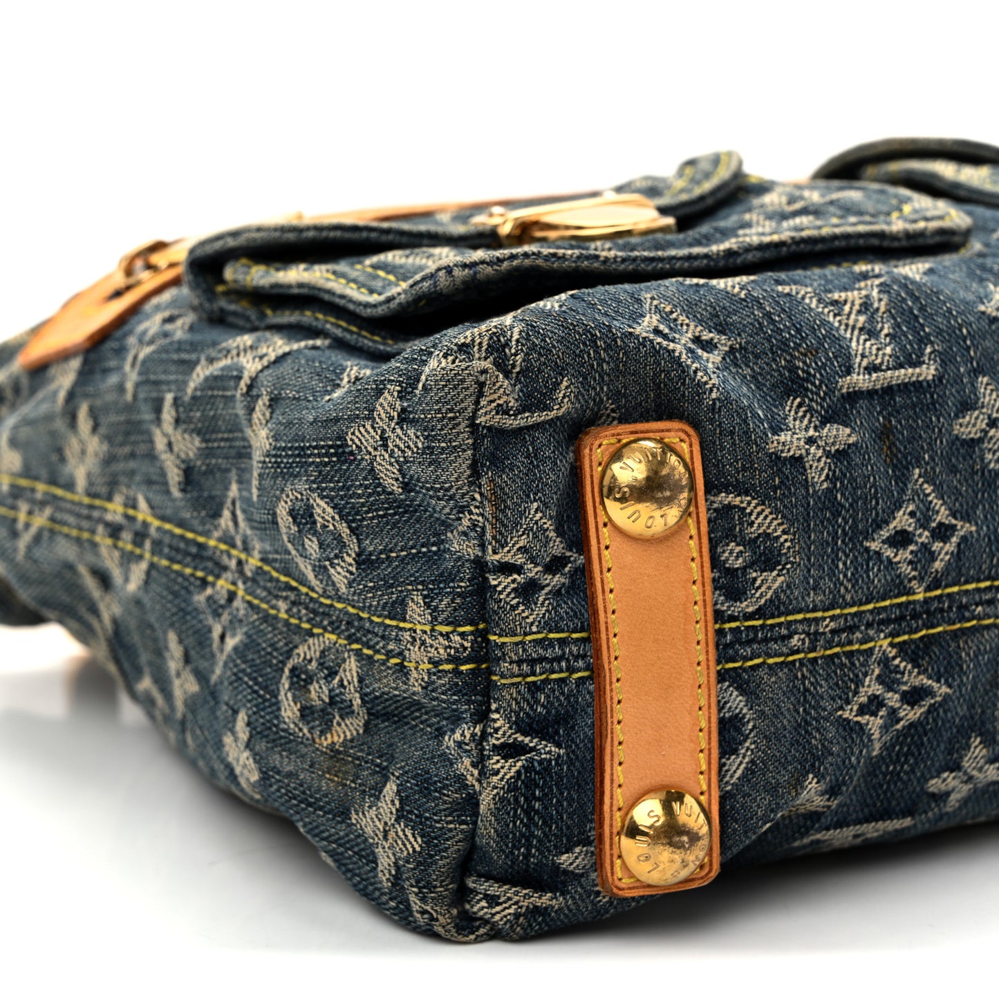 Monogram Denim Baggy PM Blue