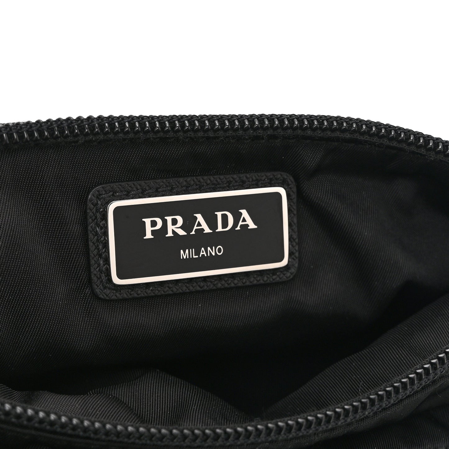 Re-Nylon Saffiano Belt Bag Black