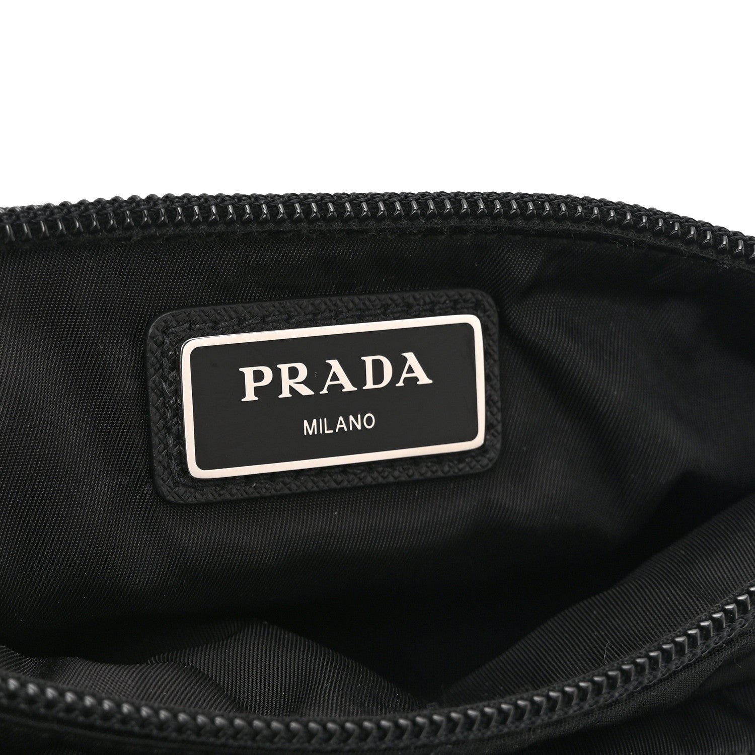 Prada Re-Nylon Saffiano Belt Bag Black 7 of 11
