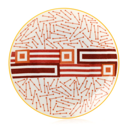 Hermes Porcelain Hippomobile Dessert Plate 1 of 6