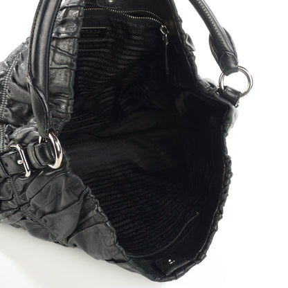 Prada Nappa Gaufre Hobo Nero Black 5 of 8