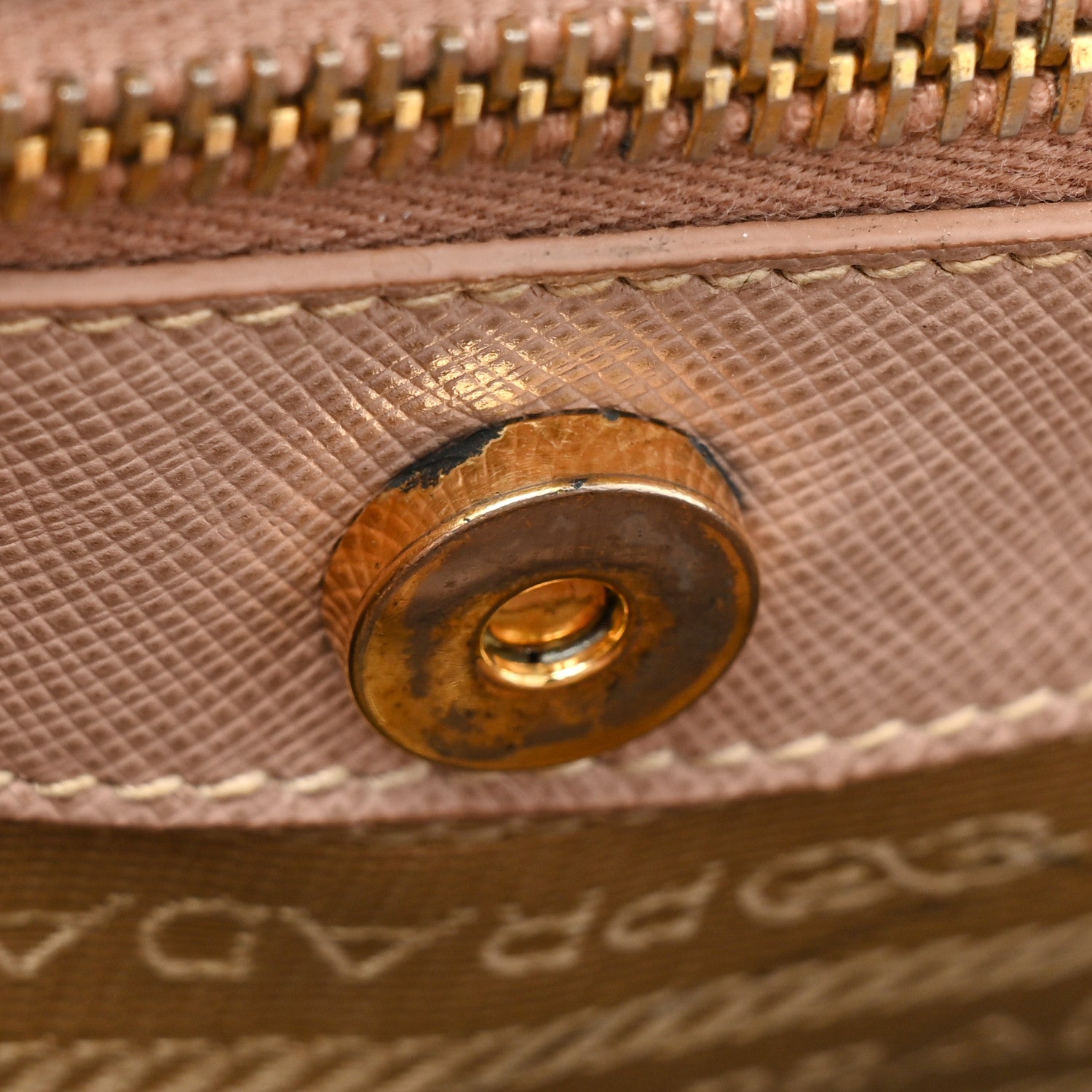 Prada Saffiano Lux Small Tote Cammeo 14 of 23