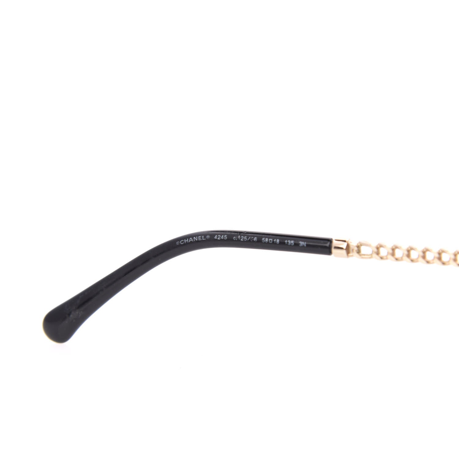 Chanel Round Chain Sunglasses 4245 Gold 5 of 8